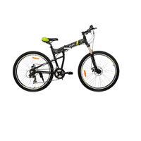 Xe đạp gấp thể thao FURY-DAISEN (Đen phối xanh lá)