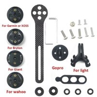 Xe Đạp Giá Đỡ Máy Tính Sợi Carbon Xe Đạp Đường Bộ Đồng Hồ Đo Tốc Độ Giá Đỡ Cho Garmin iGPSPORT Blackbird Bryton Khổng Lồ Gopro