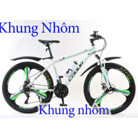 xe đạp khung nhôm địa hình thể thao dã ngoại ngoài trời Coolki nhôm 27 icnh 21 tốc độ dành cho người 1,45- 1,9m *******