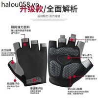 Xe Đạp Leo Núi Găng Tay Đi Xe Đạp Nửa Cánh Silicon Chống Trơn Trượt Hình Học Dụ Thể Thao Ngoài Trời Thể Dục Leo Núi Câu Cá Mùa Hè Nam