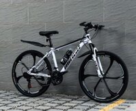 Xe đạp Mingu vành đúc màu trắng đen