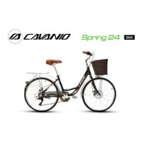 Xe đạp Mini CAVANIO Spring 24: Khung Nhôm, Group SHIMANO MicroShift 7 tốc độ, Lốp KENDA 24x1 3/8