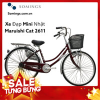 Xe Đạp Mini Nhật Maruishi Cat-2611 chính hãng