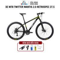 Xe đạp MTB Twitter Mantis 2.0 Retrospec 30 speed bánh 27.5 phanh đĩa cơ 2024