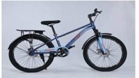 Xe đạp nam Shukyo bánh 24 inch cổ ngang thắng đĩa trước sau