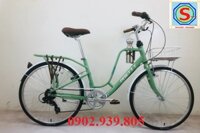 Xe Đạp Nữ Pretty Latte V 26 2021 26 Inch Khung Sườn Nhôm Líp Vặn Shimano 7 Tầng