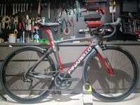 Xe đạp Pinarello F10 R7000 105 Đen Đỏ