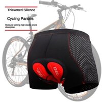 Xe Đạp Quần Đi Xe Đạp Silicon Dày Quần Đi Xe Đạp Nhanh Khô Xe Đạp Đường Bộ Quần Short Bốn Mùa Đa Năng