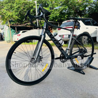 Xe Đạp Road DTFLY R5 Khung Nhôm Siêu Nhẹ Không Mối Hàn Chuẩn 6061, Tay Đề Lắc LTWO R5, Phanh Đĩa Cơ, Vành Nhôm 700C