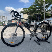 Xe Đạp Road DTFLY R5 Khung Nhôm Siêu Nhẹ Không Mối Hàn Chuẩn 6061, Tay Đề Lắc LTWO R5, Phanh Đĩa Cơ, Vành Nhôm 700C