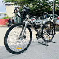 Xe Đạp Road DTFLY R5 Khung Nhôm Siêu Nhẹ Không Mối Hàn Chuẩn 6061, Tay Đề Lắc LTWO R5, Phanh Đĩa Cơ, Vành Nhôm 700C