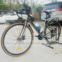 Xe Đạp Road MILESCO K750 Mẫu 2025 Khung Thép Sơn Tĩnh Điện, Vành 700C, Phanh Đĩa, Bộ Đề SUNRISE 21 Tốc Độ, Dây Âm Sườn