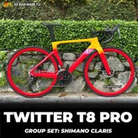 XE ĐẠP ROAD TWITTER T8 PRO - GROUP SHIMANO CLARIS