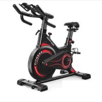xe đạp tập thể dục fitness, máy tập thể dục phanh kháng từ ko tiếng ồn, máy đạp xe tập thể dục tập gym kèm đồng hồ đo các chỉ số