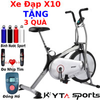 Xe đạp tập thể dục gym kyta sport x9 x10 tặng má phanh sơ cua + đo nhịp tim + đồng hồ 7 thông số