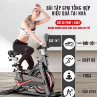 Xe đạp tập thể dục tại nhà JOBUR - Xe đạp thể thao trong nhà Khung thép chắc chắn màn hình điện tử cao cấp