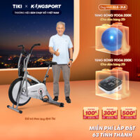 Xe đạp tập thể dục tại nhà KS-101 tải trọng tối đa 100kg, kèm theo đồng hồ thông minh đo nhịp tim, quãng đường, vận tốc, thời gian, calo
