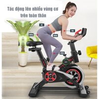 Xe đạp thể dục tại chỗ cao cấp nhỏ gọn,tặng kèm đồng hồ đo nhịp tim,quãng đường,tốc độ,calo