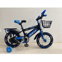 Xe đạp thể thao 4 bánh cho bé khung to lốp đặc cho bé Size bánh 12 cho bé từ 2,5 đến 4,5 tuổi, xe đạp cho bé