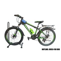 XE ĐẠP THỂ THAO ALCOTT 530XC-BÁNH 24-MÀU XANH LÁ