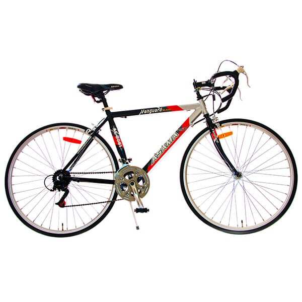 Xe đạp thể thao Asama AMT 28 (RB002) - màu đen/ ghi/ trắng/ đỏ