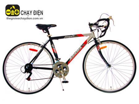 Xe đạp thể thao Asama AMT 28 (RB002) - màu đen/ ghi/ trắng/ đỏ