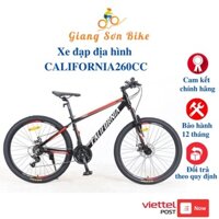 Xe đạp thể thao CALIFORNIA 260CC khung nhôm, xe đạp đua chính hãng- GIANG SƠN BIKE