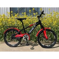 xe đạp thể thao cho học sinh có gác baga phanh đĩa có giảm xóc có đủ size 20 22 24 inch từ 8 đến16 tuổi đi