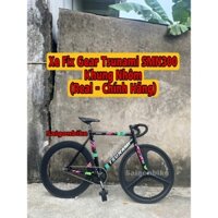 Xe Đạp Thể Thao Fix Gear Tsunami Smn300 Khung Nhôm Chính Hãng (Kèm Dây Strap Và Đồ Lắp)