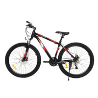Xe đạp thể thao khung nhôm 27,5 21 speed  - đen - đỏ