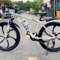 Xe đạp thể thao Khung nhôm Coolki bánh đúc kèm ảnh thật _26 inch xedap  duong Gắn Xe Đạp Cao Su