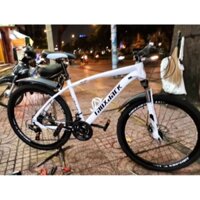 Xe đạp thể thao LAUX JACK có giảm sóc, banh 26 inch, 21 tốc độ. Tặng chắn bùn, còi, đèn phản quang