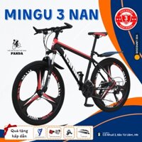 Xe Đạp Thể Thao MINGU 26inch vành đúc, Phuộc giảm sóc chống rỉ, Tặng kèm bộ quà thể thao