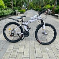 Xe Đạp Thể Thao Người Lớn LAUX JACK GẤP ~ Xe Đạp Học Sinh Nan Hoa Cao Cấp 26 inch ~ Giap Sport ;