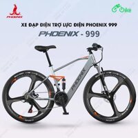 Xe đạp thể thao trợ lực điện Phoenix 999 có giảm xóc (Vành nan hoa)