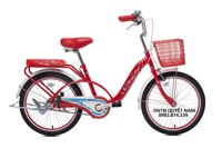 Xe đạp Thống Nhất Nữ Neo 20-03 Dành cho bé gái từ 5 - 10 tuổi - Màu đỏ