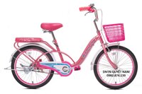 Xe đạp Thống Nhất Nữ Neo 20-03 Dành cho bé gái từ 5 - 10 tuổi - Màu hồng
