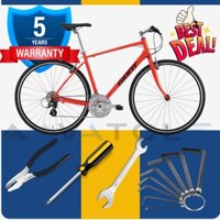 Xe đạp touring 2022 Giant Escape R3, Khung sườn ALUXX-Grade Aluminum OLD 130mm, Bộ chuyển số Shimano, màu đen đỏ