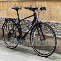 Xe Đạp Touring NESTO HORSE Nhôm 6061 Không Mối Hàn Sơn Tĩnh Điện, Đùi Đĩa Shimano, Bộ Đề Shimano Altus M315, Có Baga