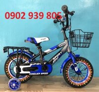 Xe đạp trẻ em 12 inch Conquer Speed Baga Tay Ngang