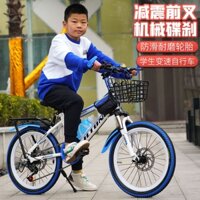 Xe đạp trẻ em 24/22 inch 8-9-11-15 tuổi bé trai trung và lớn bé trai học sinh tiểu học phanh đĩa đôi xe đạp leo núi tốc