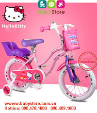 Xe đạp trẻ em bé gái Hello Kitty 211