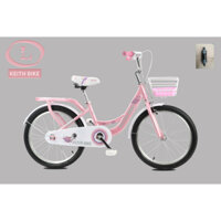 Xe Đạp trẻ em cao cấp  cho bé gái siêu dễ thương -18inch cho bé gái từ 5 - 8 tuổi