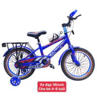 Xe đạp trẻ em cho bé trai cỡ 16inch, cho bé từ 4-7 tuổi ( mới 100%, đặt hỏa tốc có lắp ráp sẵn)