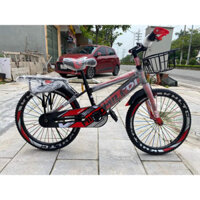 XE ĐẠP TRẺ EM CỠ 12-20 INCH DÀNH CHO BÉ TRAI 3-10 TUỔI (TẶNG KÈM GIỎ XE VÀ GÁC BA GA)
