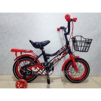 Xe đạp trẻ em có baga, giỏ dành cho bé từ 2 tuổi jinhu cực kì chắc chắn, an toàn và chịu lực tốt