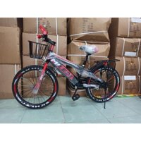 Xe đạp trẻ em dáng thể thao cho bé có bánh phụ tập đi 12-14-16 inch, có chân chống 18-20 inch