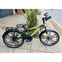 Xe đạp trẻ em HITASA XG2 Bánh mâm 20 Inch - Màu Đen lá