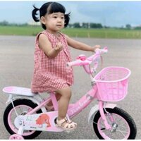 Xe đạp trẻ em JINBAO cho bé gái từ 2-7 tuổi ( Xe nguyên hộp chưa lắp ráp)