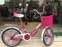 Xe đạp trẻ em KLTN 20 Hồng đậm